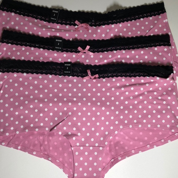 torrid Other - 6X Torrid boyshort panties pink polka dot